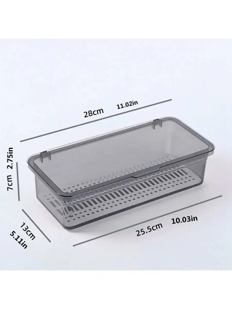 Transparent Plastic Desk Storage Box