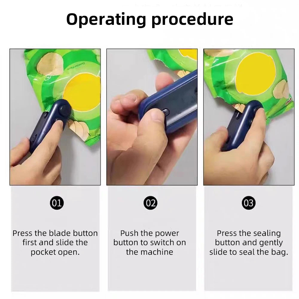 HOMEFISH Mini Handheld Bag Sealer