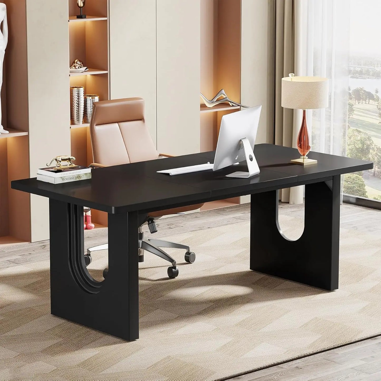 ANGDUO Modern Executive Office Desk