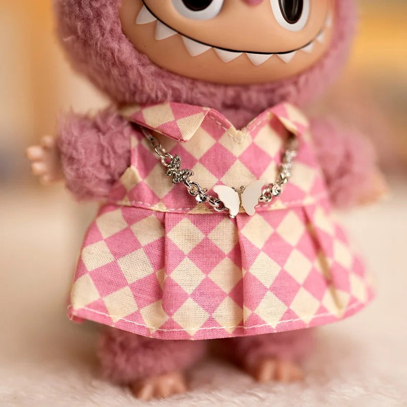 Yoocour Labubu Checkerboard Tennis Outfit