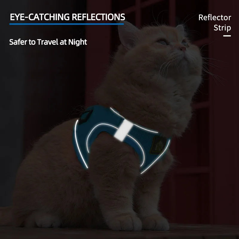 Anti-Escape Cat Harness Set