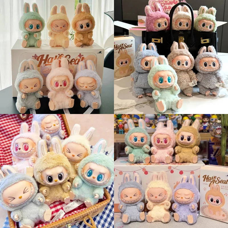 Labubu 2nd Gen Sitting Plush Keychain