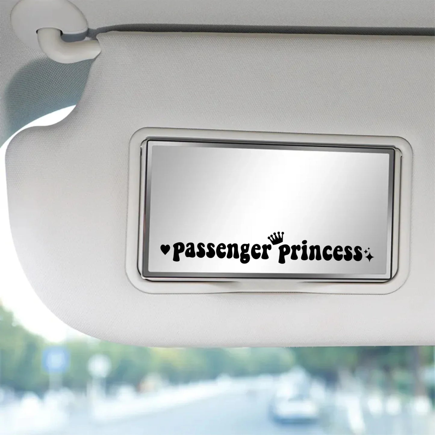 Passenger Princess Funny Car Sticker