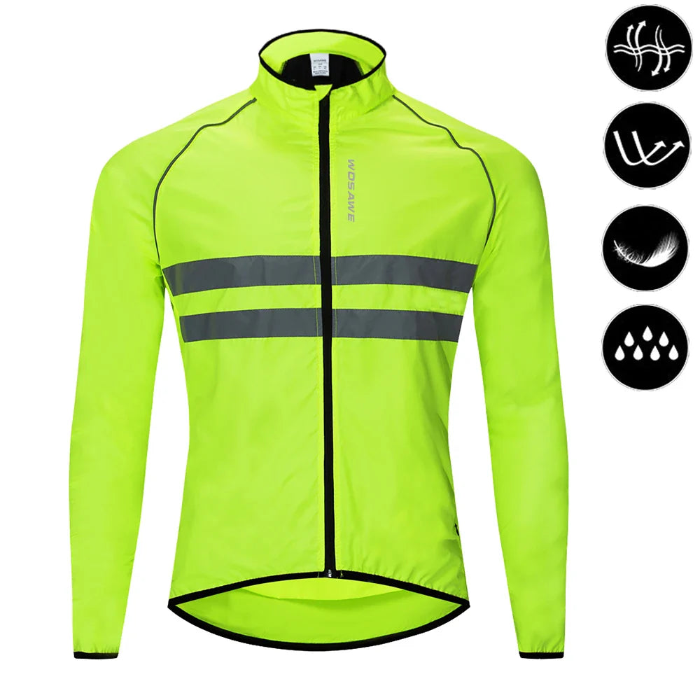 WOSAWE Men Cycling Windbreaker