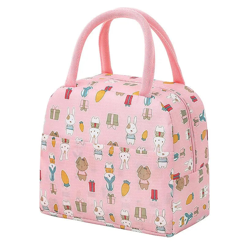 Cartoon Insulated Kids Lunch Bag