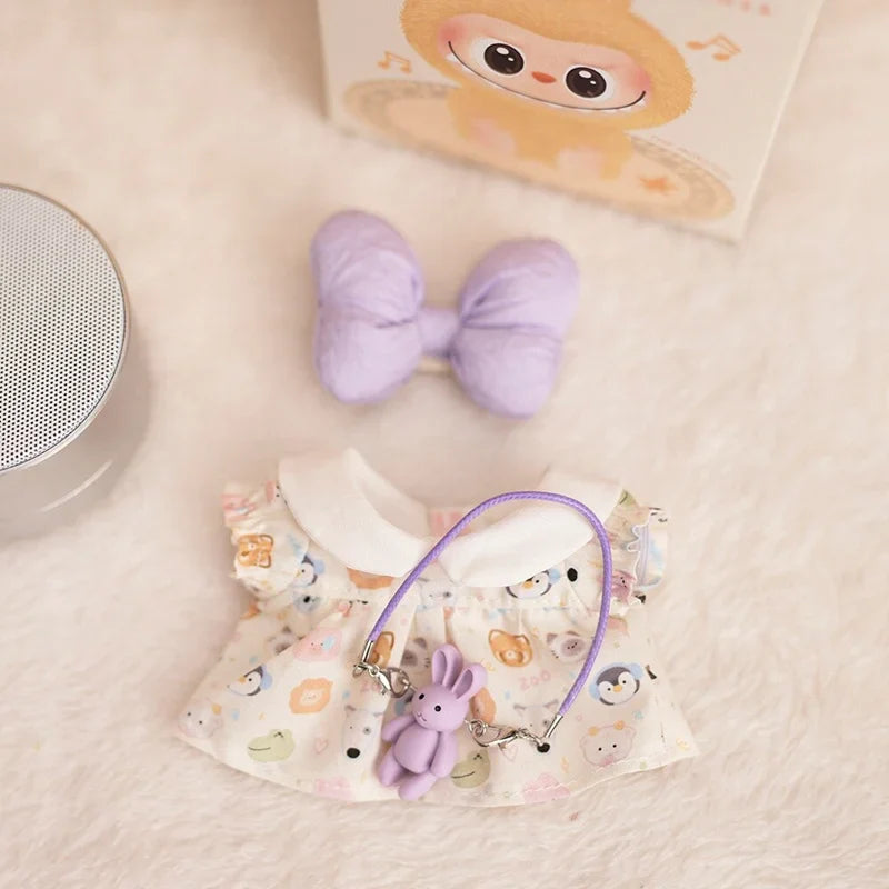 Labubu Penguin Vest Skirt Set