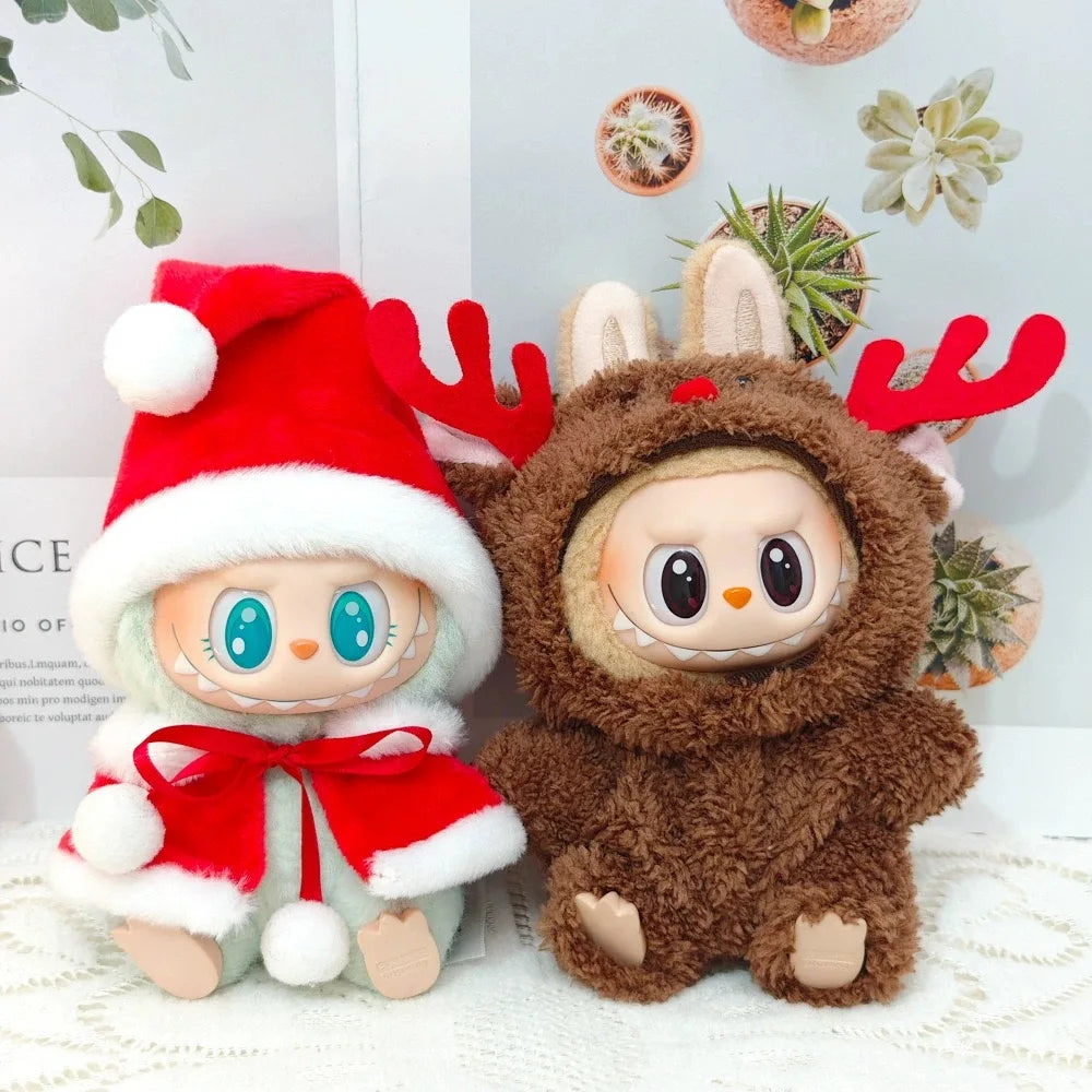 Labubu Christmas Deer Clothing Set