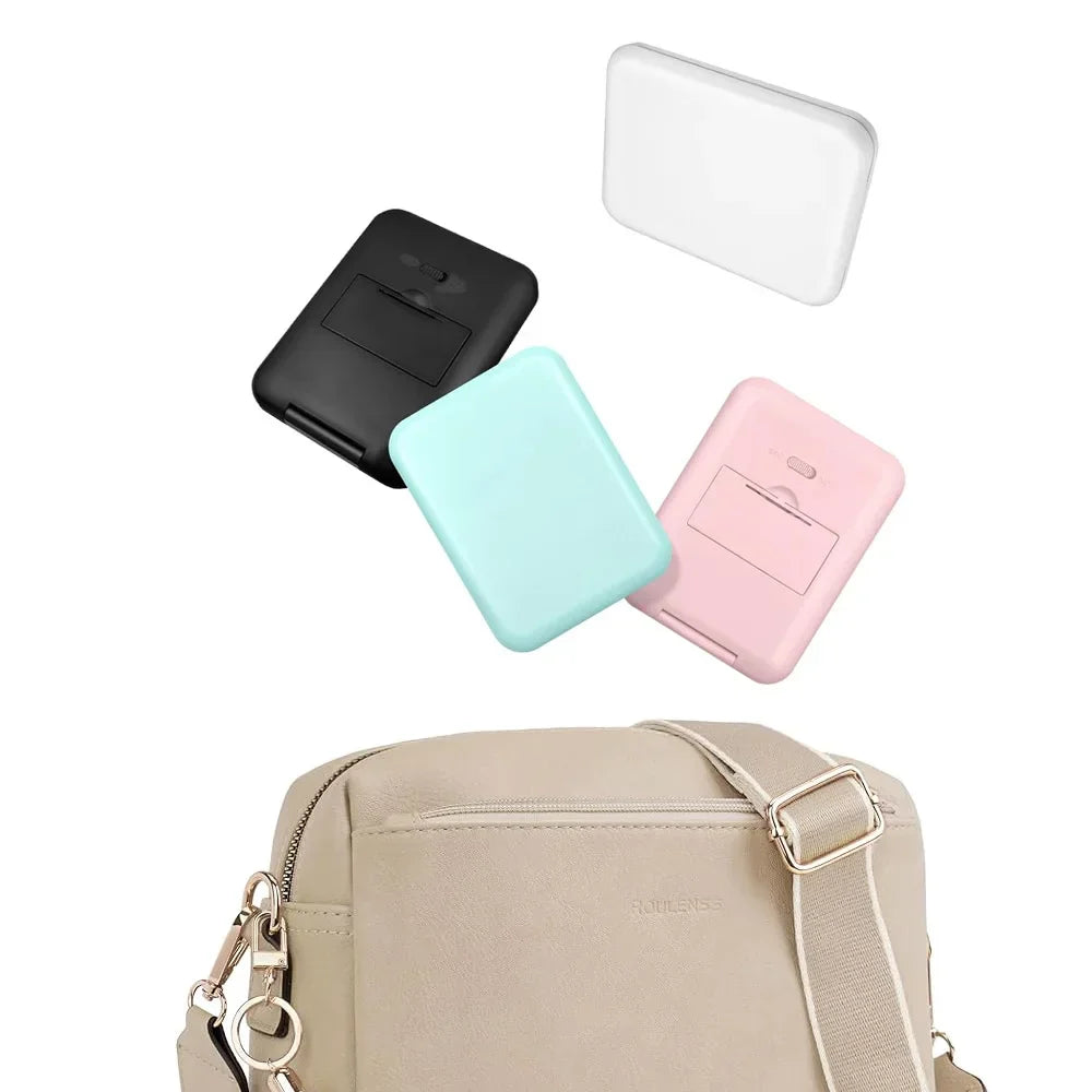 Portable Folding LED Makeup Mirror