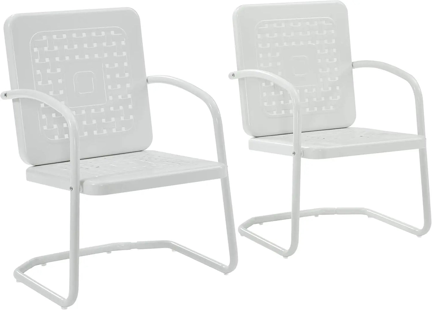 2-Piece Retro Patio Chairs