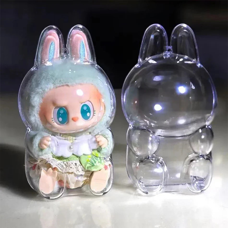 Labubu Clear Macaron Dust Case
