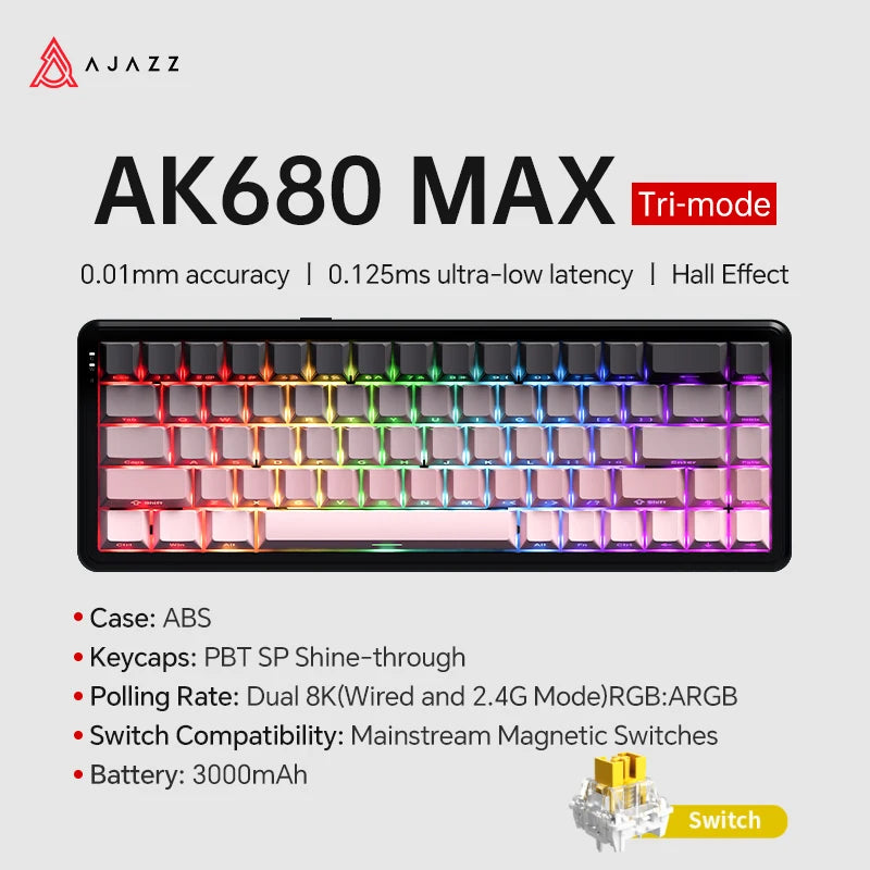 AJAZZ AK680 MAX Gaming Keyboard