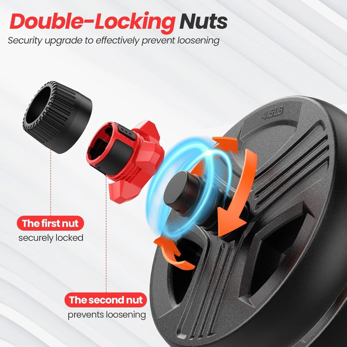 4-in-1 Adjustable Dumbbell Set