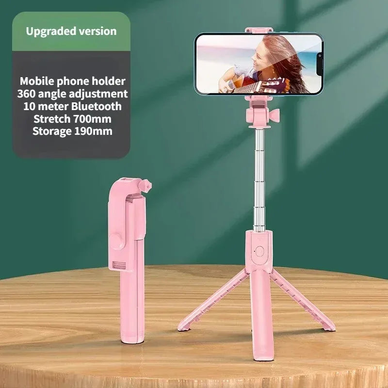 Wireless Selfie Stick Tripod with Light