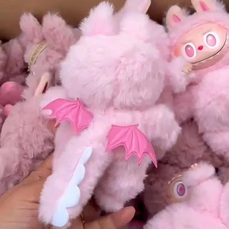 2025 Pink Angel Labubu Replica Doll