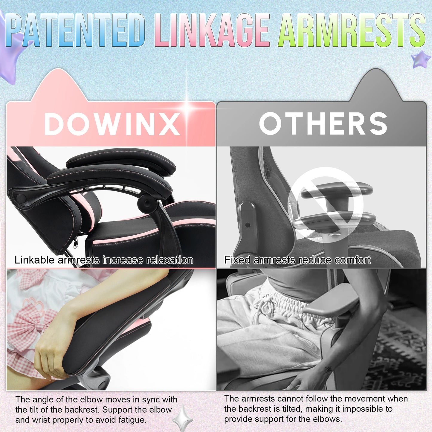 Dowinx Cat-Ears Gaming Chair