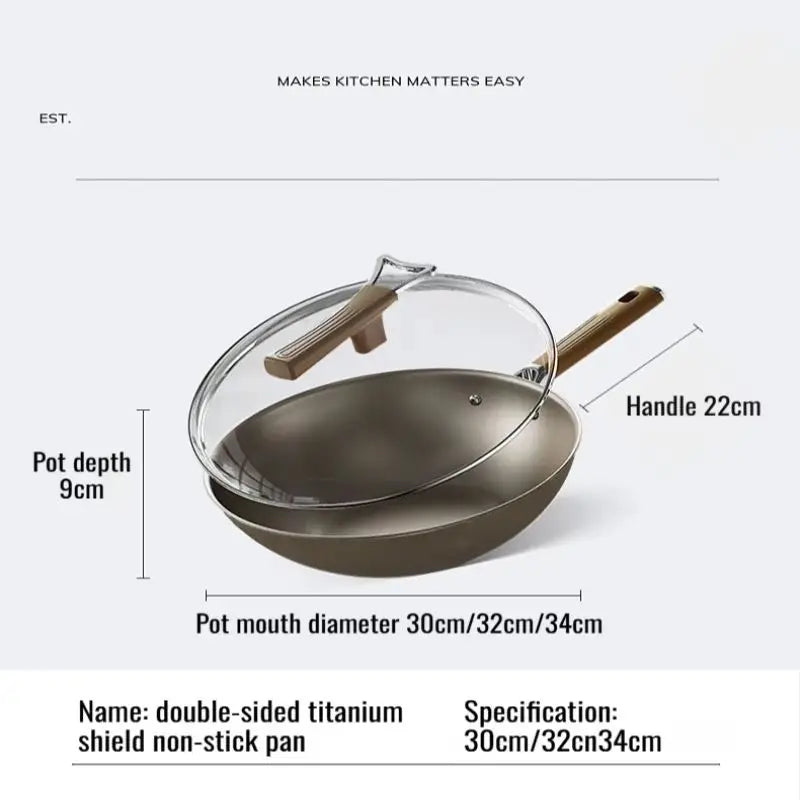 Titanium Non-Stick Wok Pan