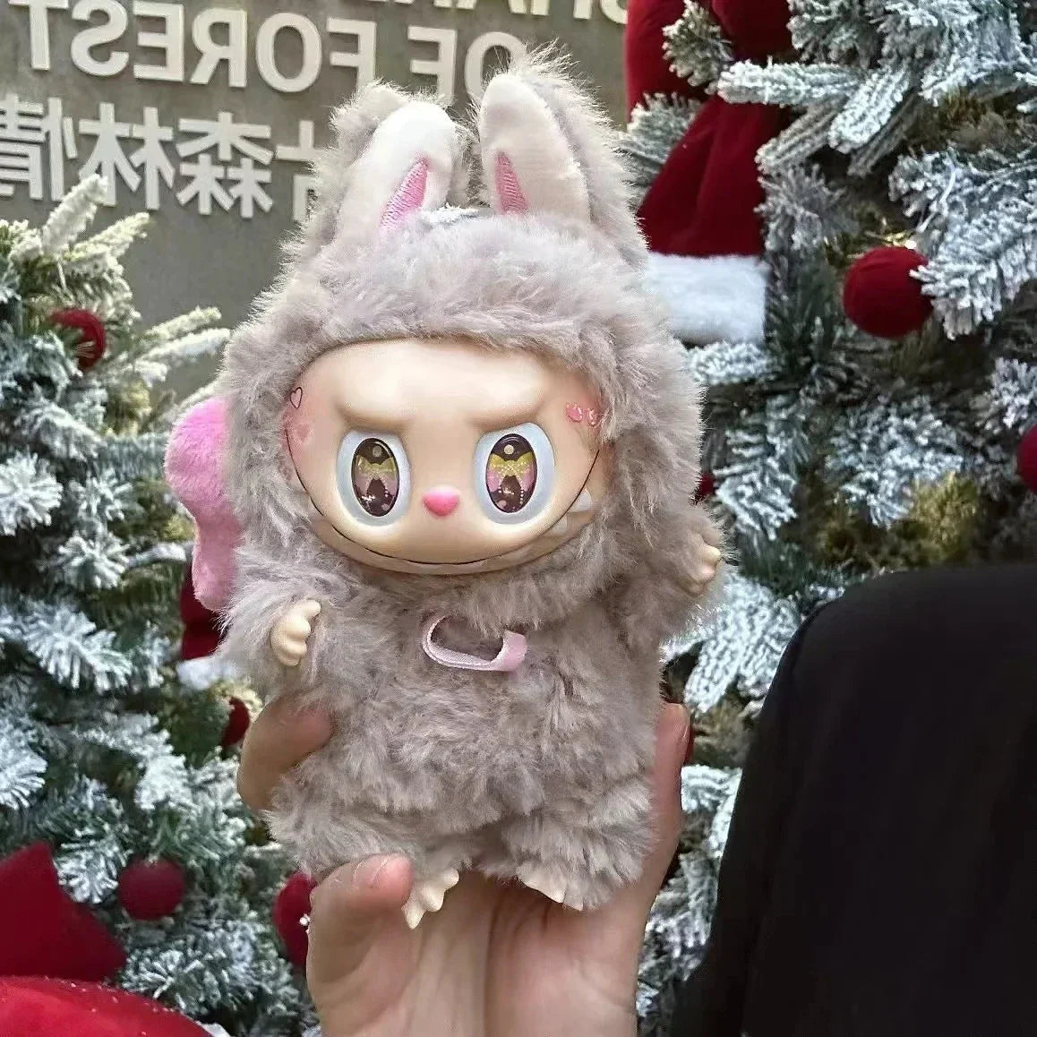 2025 Pink Angel Labubu Replica Doll