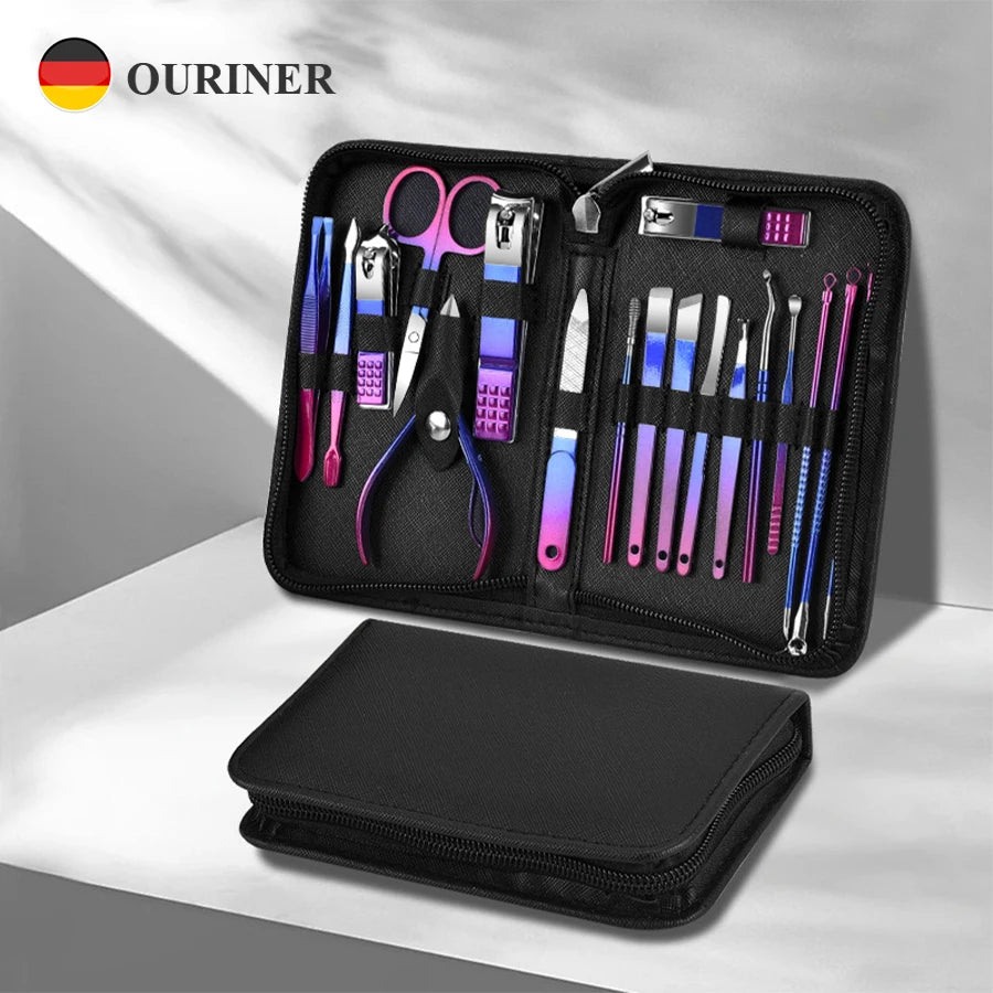 Professional Stainless Steel Manicure Set