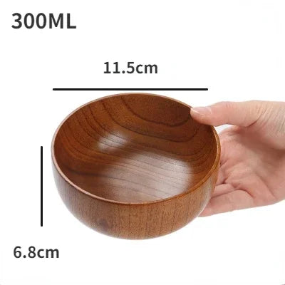 Small Wooden Tableware Bowls