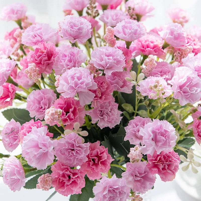Artificial Carnation Bouquet Home Decor