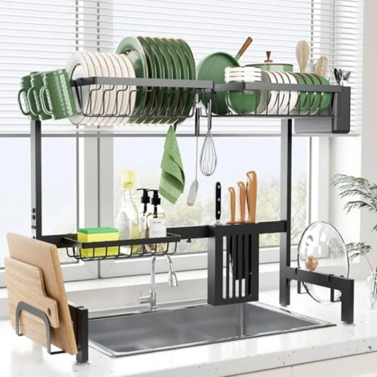 Adjustable Over Sink Dish Rack