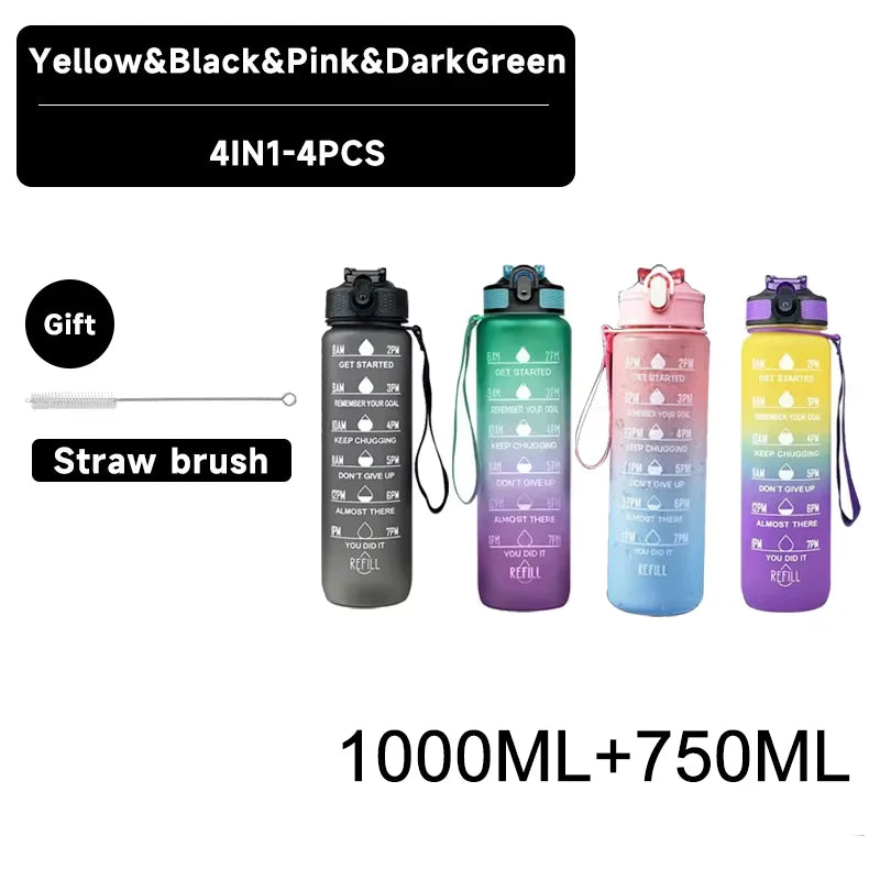 Colorful Plastic Water Bottle For Gym