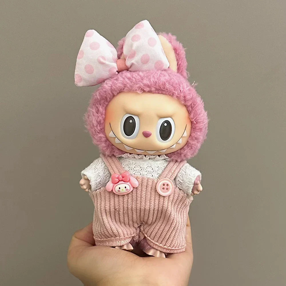 Labubu Plush Doll Trendy Clothing Set