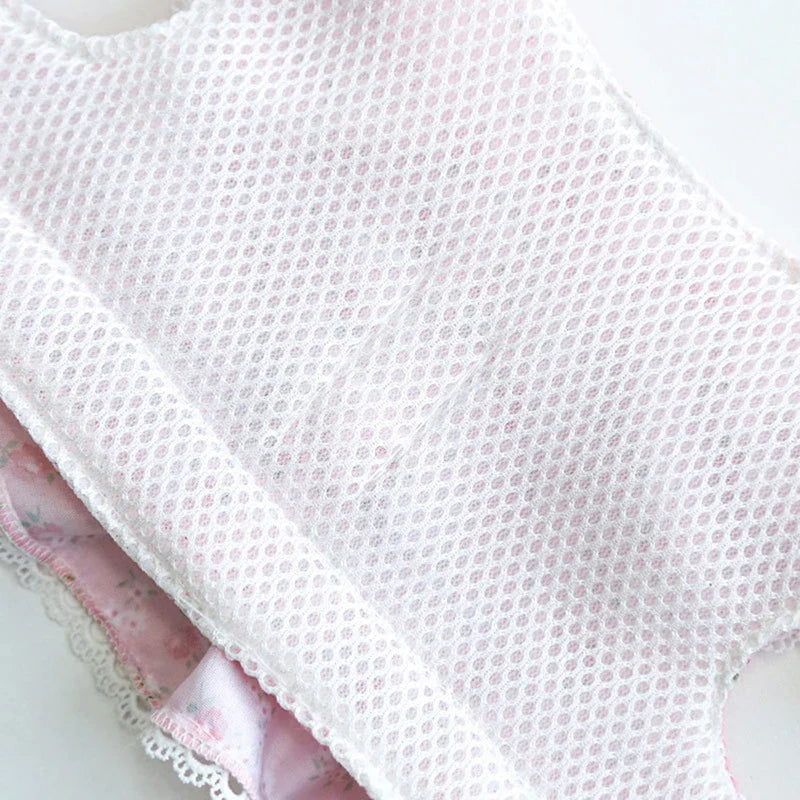 KAJIPET Lace Floral Pet Harness Set