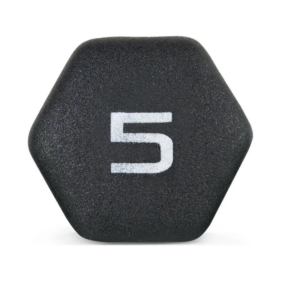 5lb Black Neoprene Dumbbell