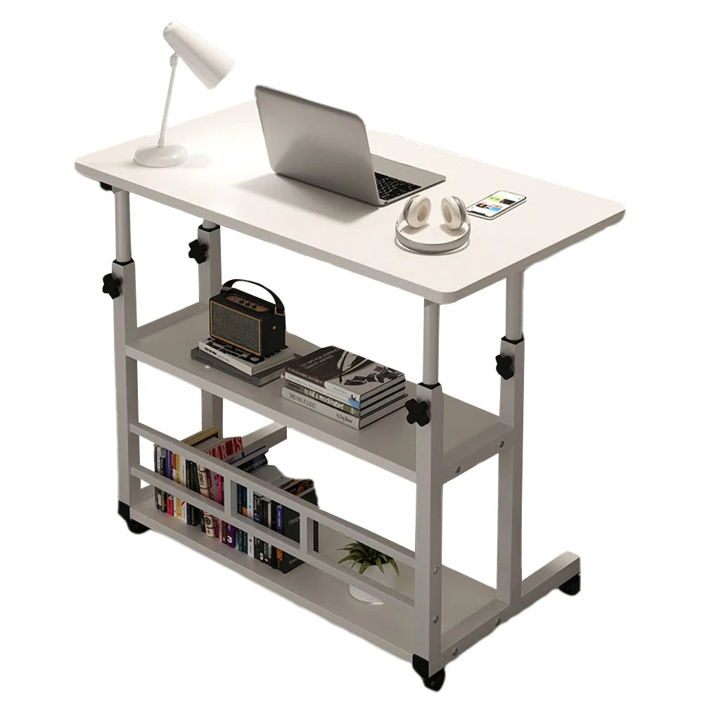 Height-Adjustable Rolling Laptop Desk
