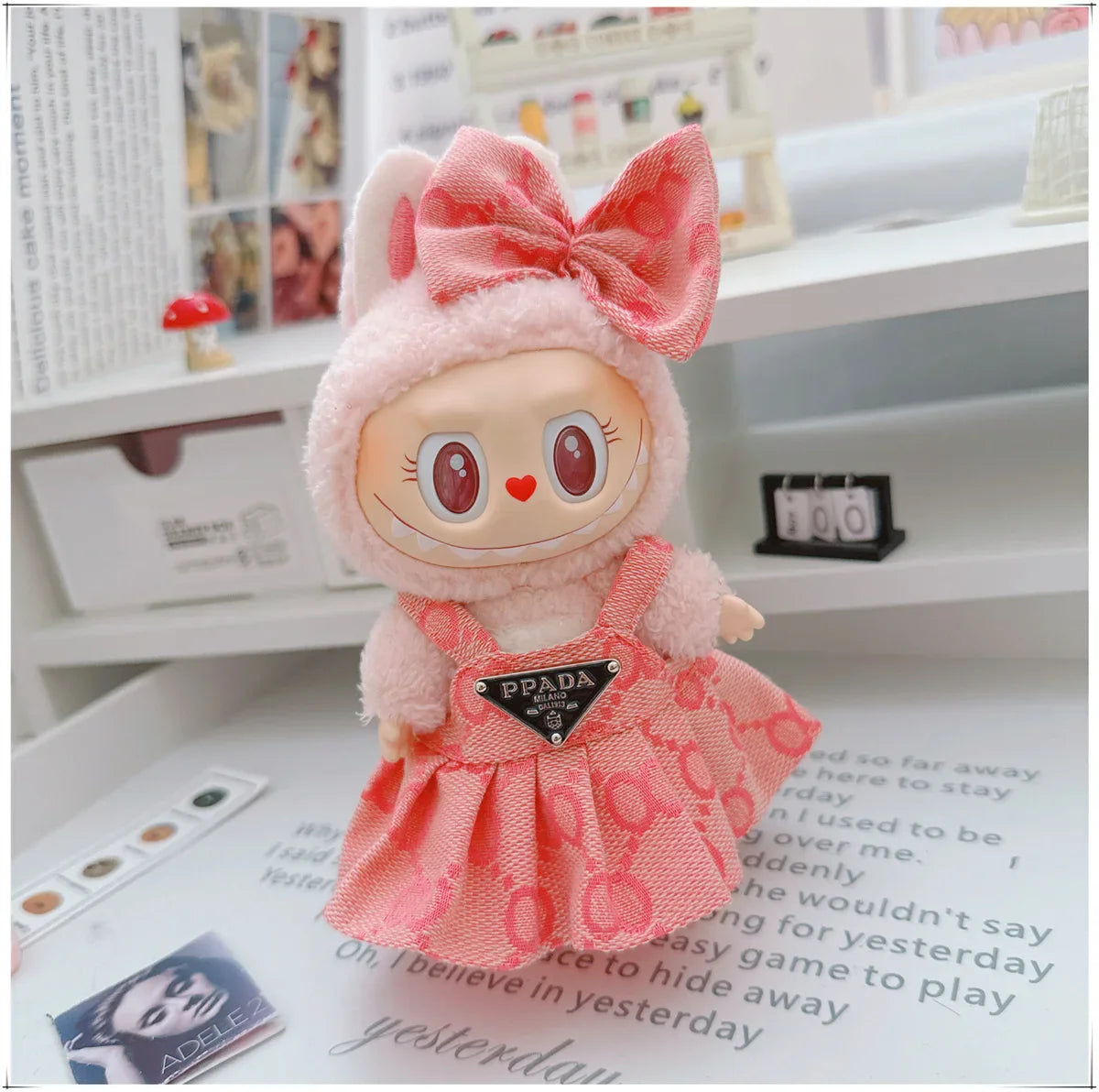 Labubu Sitting Party Outfit Set