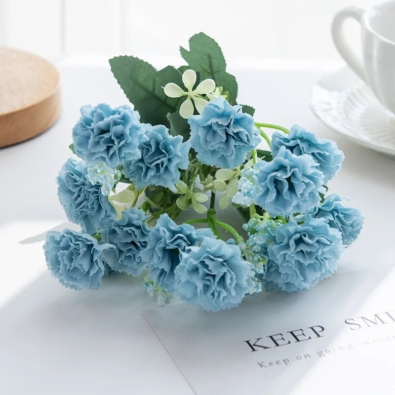 Artificial Carnation Bouquet Home Decor