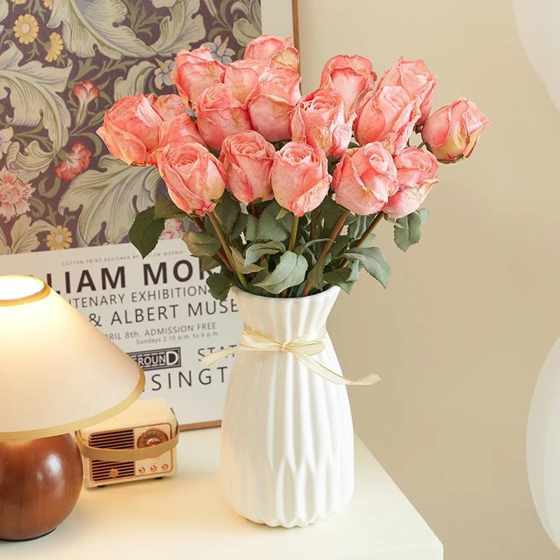 Burnt Edge Rose Buds