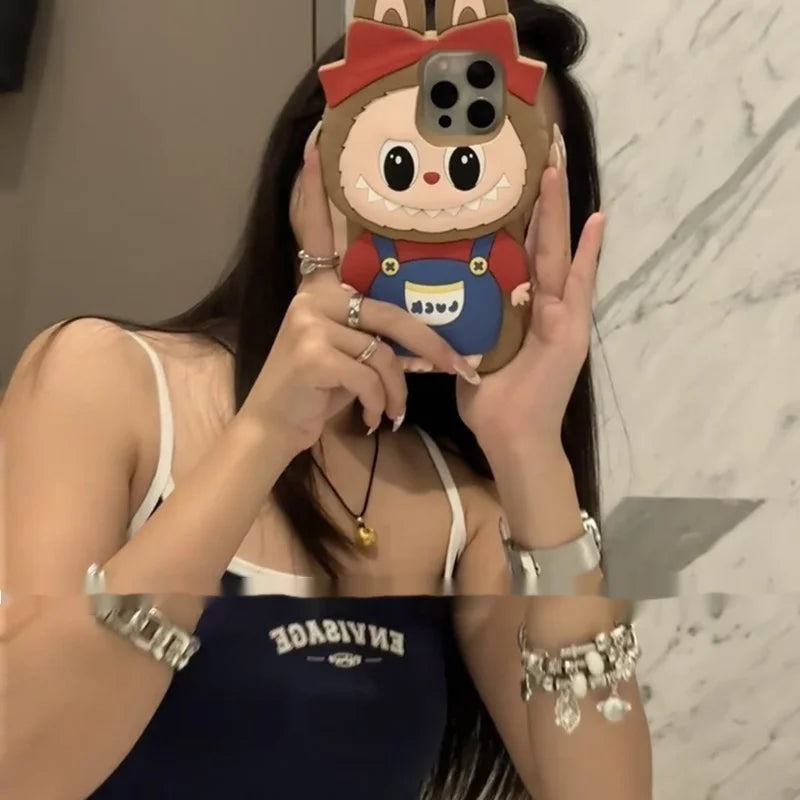 Cute Cartoon Silicone iPhone Toy Doll