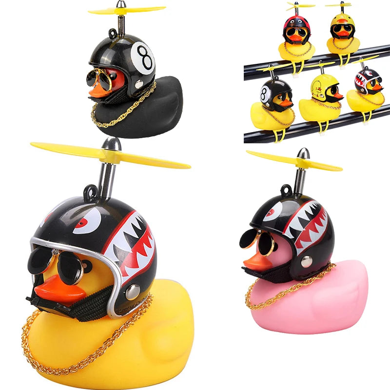 Car Duck Helmet Pendant