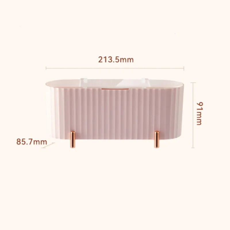 Transparent Cotton Pad Organizer Box