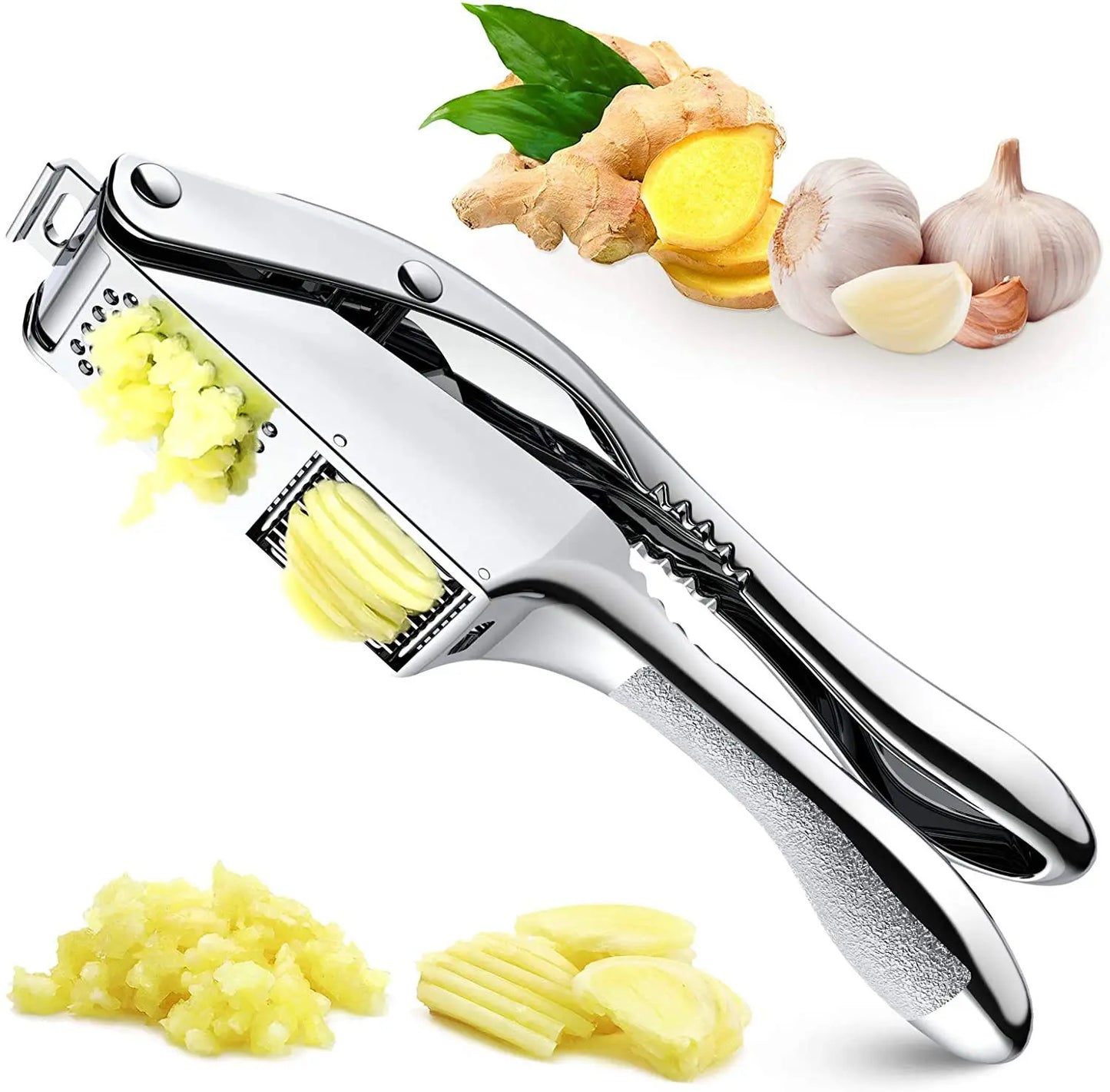 2-in-1 Garlic Press & Masher