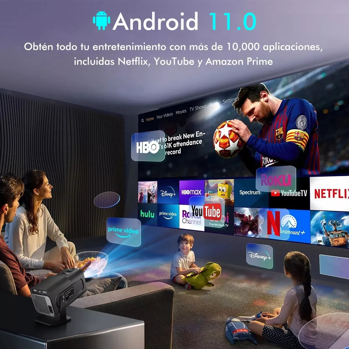 KaiAqua HY320 Portable Projector