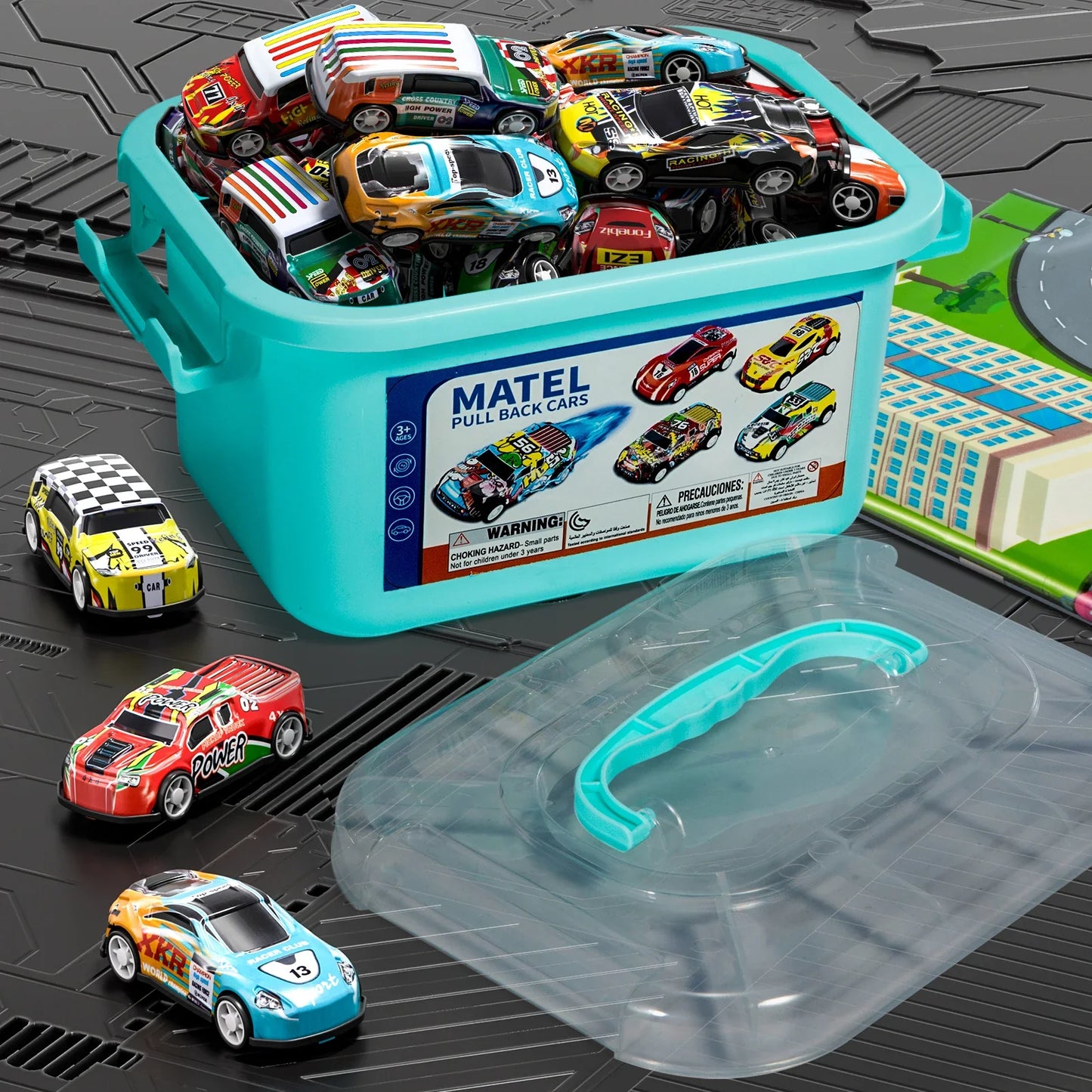 Pull Back Cars Toy Set