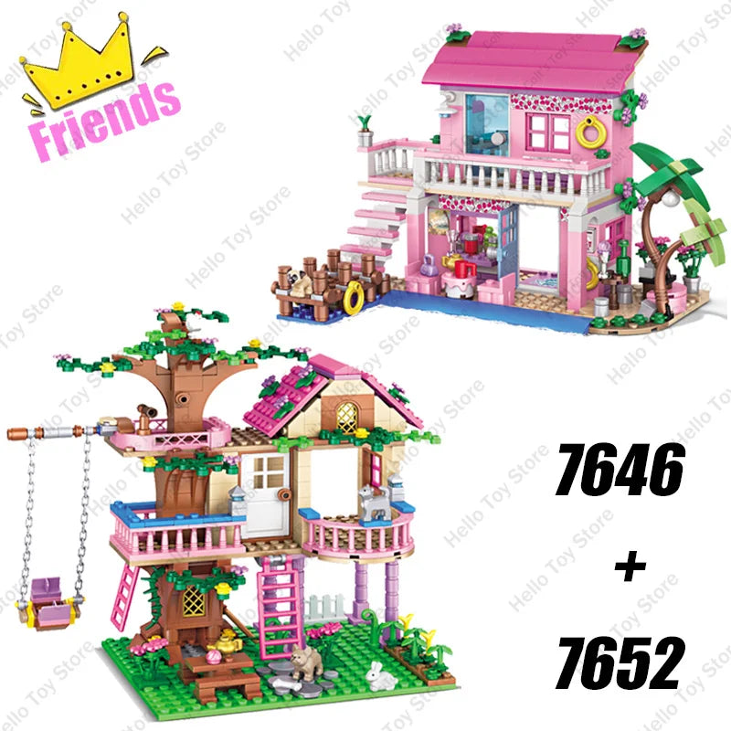 Girls Tree House Blocks