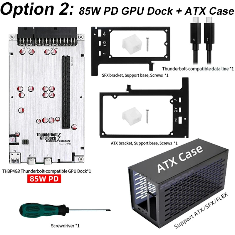 Caturda TH3P4G3 85W GPU Dock