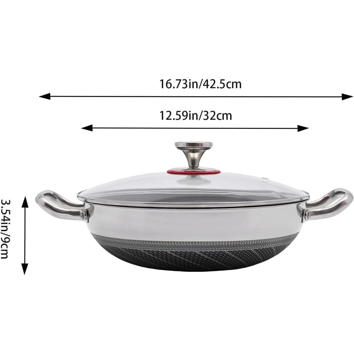 Stainless Steel Nonstick Frying Pan