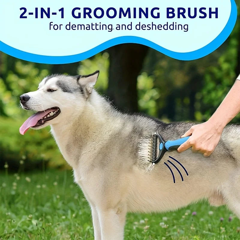 DUTRIEUX Double-Sided Pet Grooming Comb