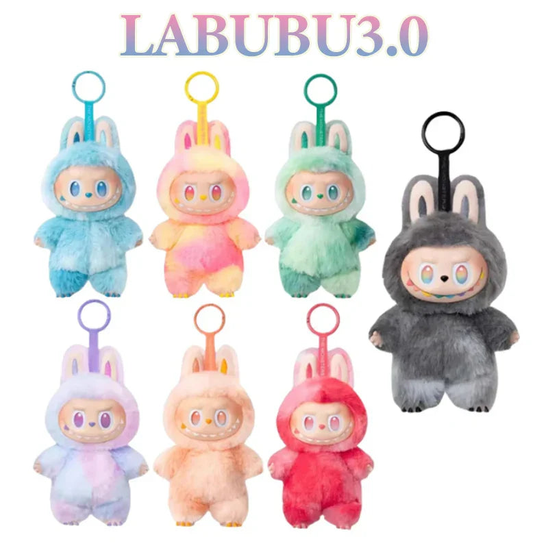 Labubu V3 Heartbeat Macaron Statue