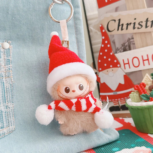 Labubu Christmas Hat & Cape Set