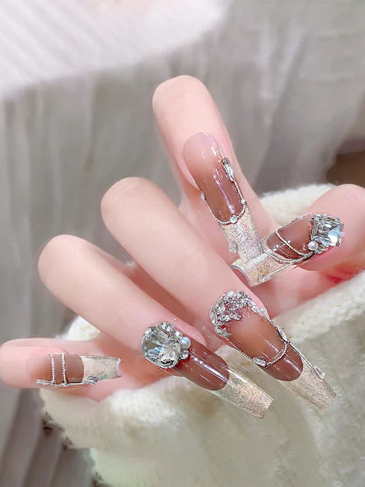 Heart & Irregular Nail Rhinestones