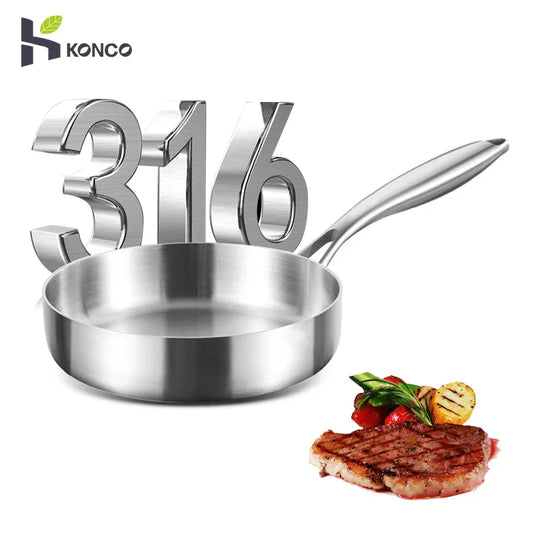 Steel Frying Pan for Steak