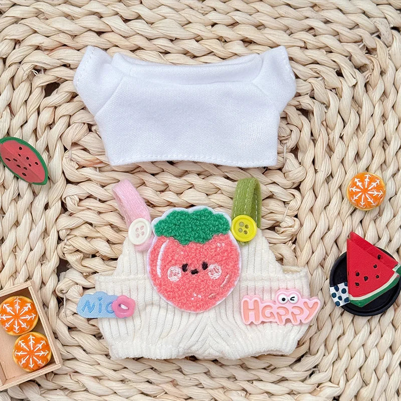 Labubu Summer Fruit Overalls Set