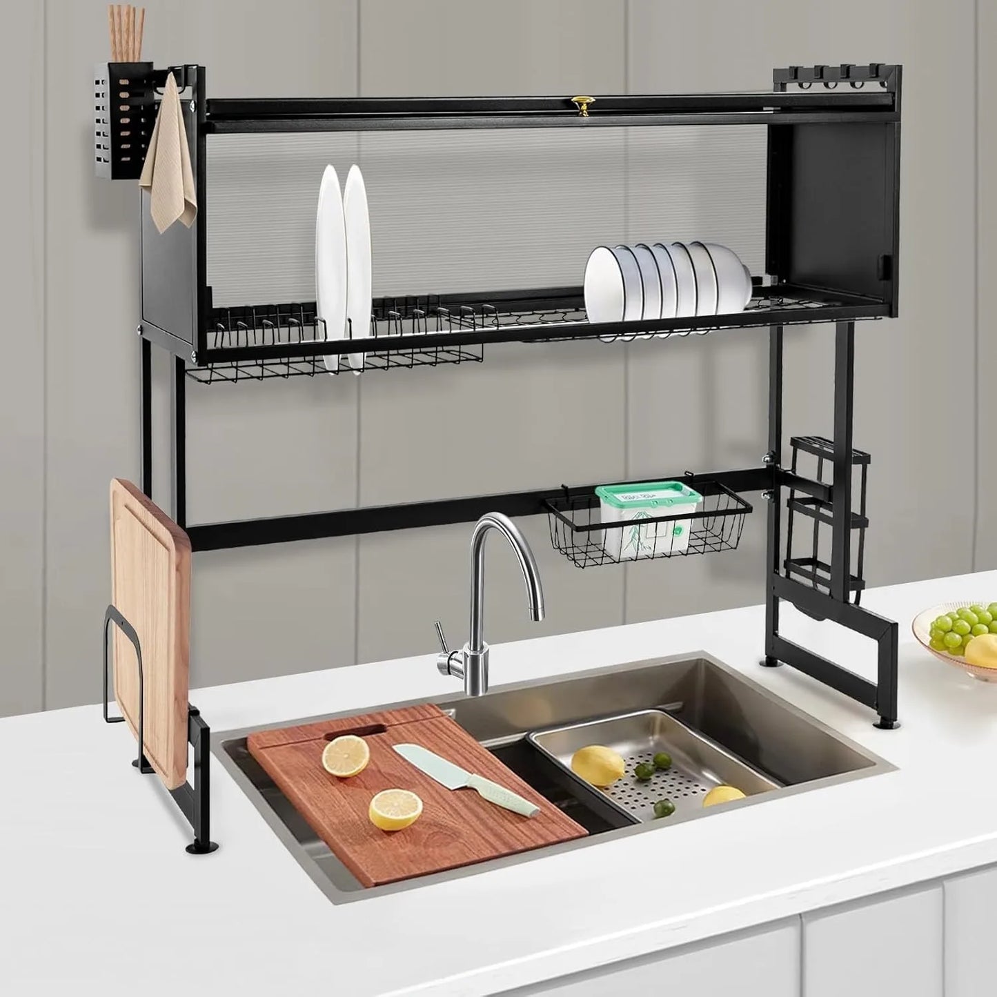 2-Tier Over Sink Dish Rack