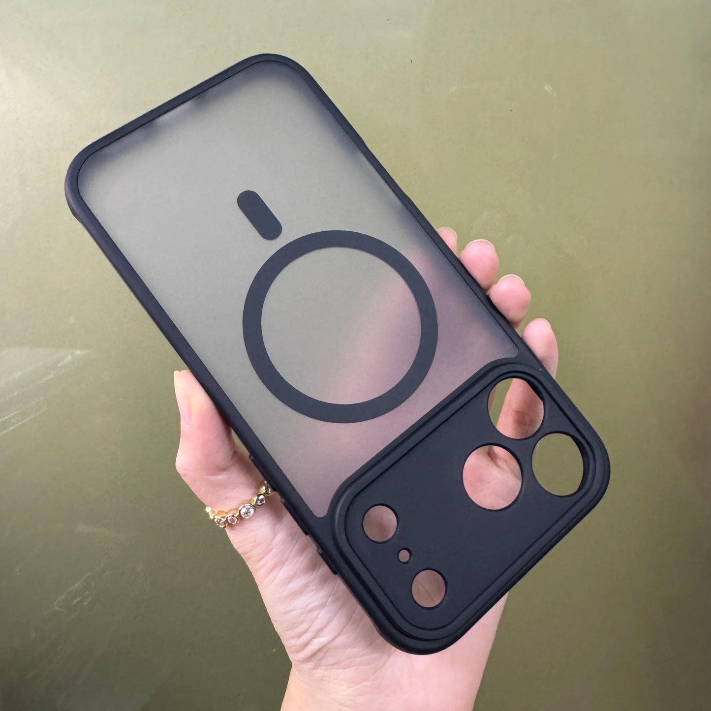 Luxury Matte Clear iPhone Case